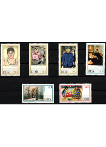 DDR 1967 francobolli serie completa nuova Yvert e Tellier 963-8 Paul Gauguin